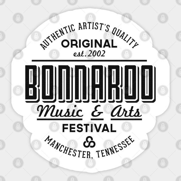 Bonnaroo Label Sticker by Verboten